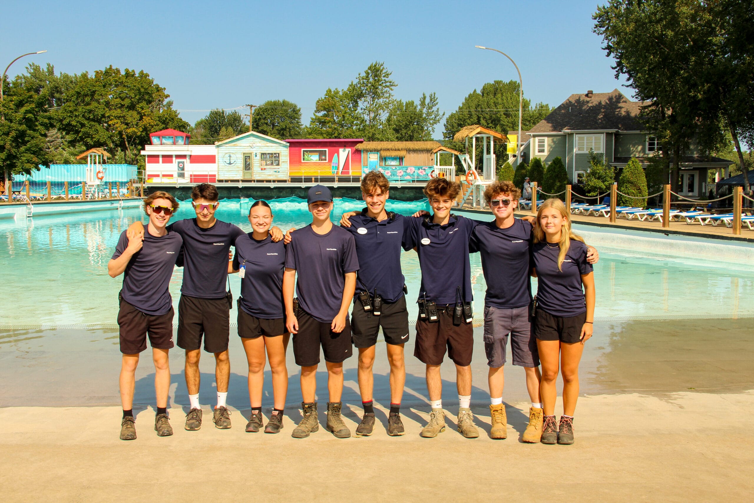 Photo de l'équipe d'entretien